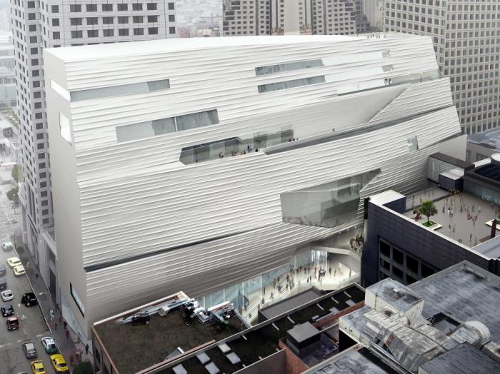 новое здание музея современных искусств в сан-франциско