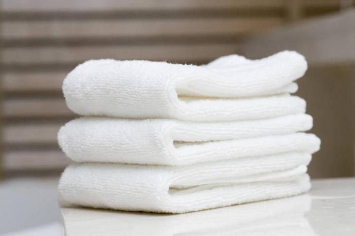 белоснежные полотенца
