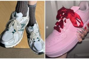 Ленты вместо шнурков и подвески: несколько креативных способов украсить свою обувь