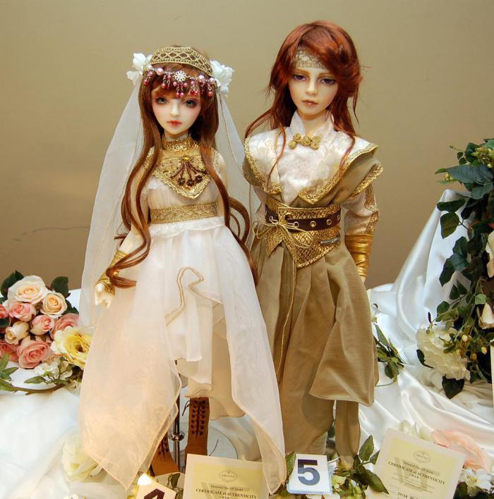 куклы на свадебном столе в Пуэрто-Рико