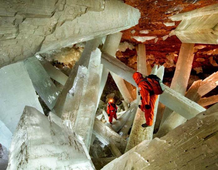 Хрустальная пещера в Мексике