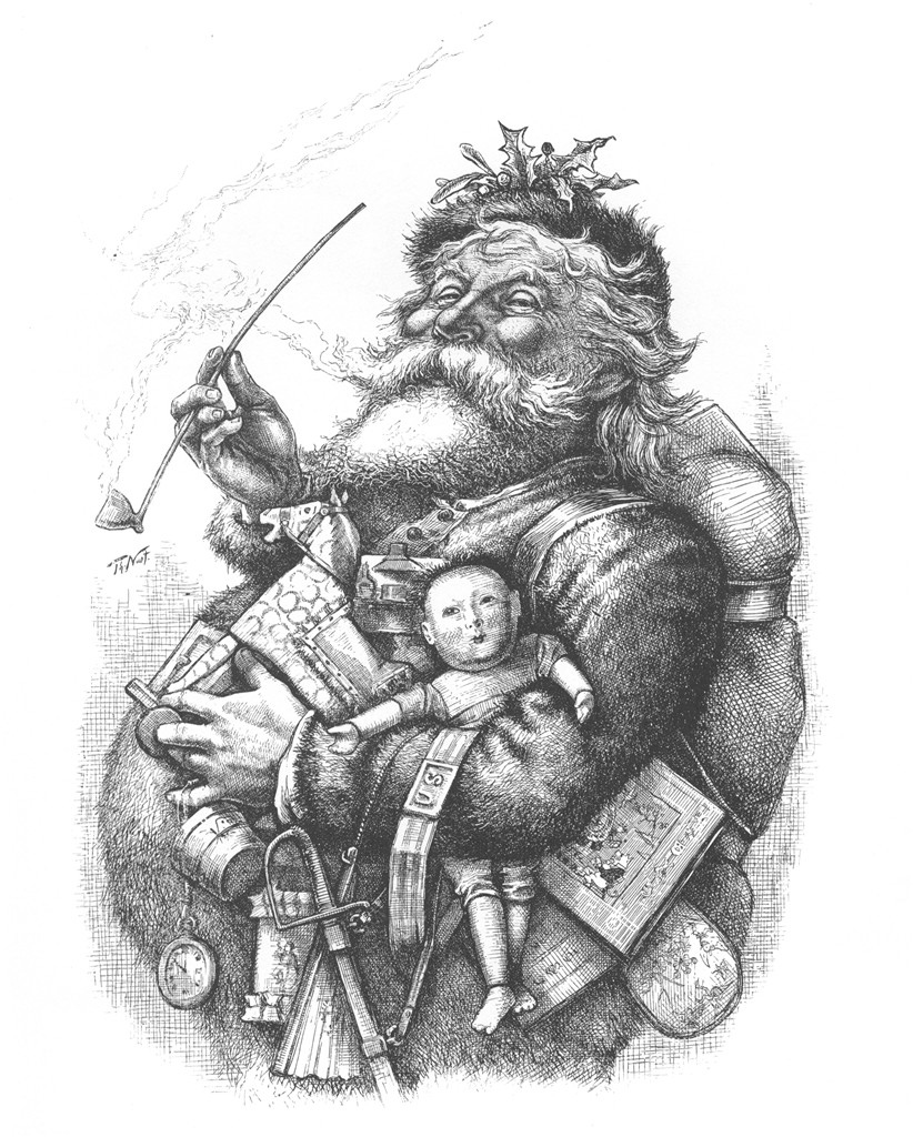Смена имиджа рождественского деда: как выглядел Санта в разные годы