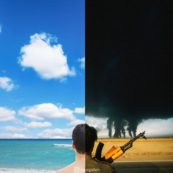 Фотошоп как искусство: фотографии, на которых показаны две стороны этого мира