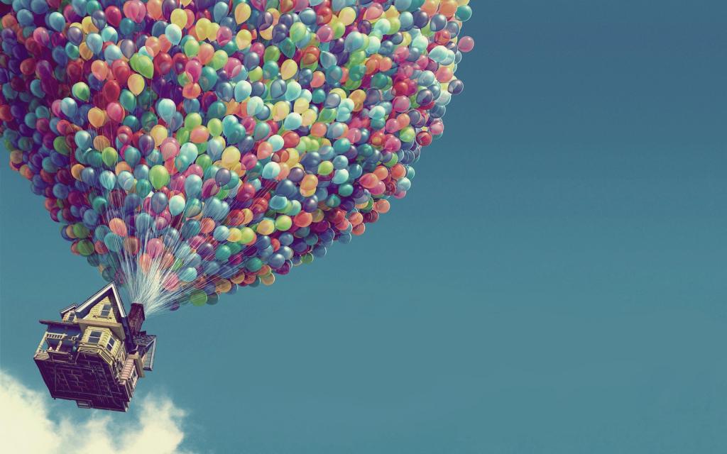 Сколько человеку потребуется воздушных шариков, чтобы взлететь