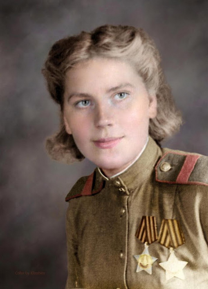Леди Смерть: цветные фото легендарных женщин-снайперов СССР