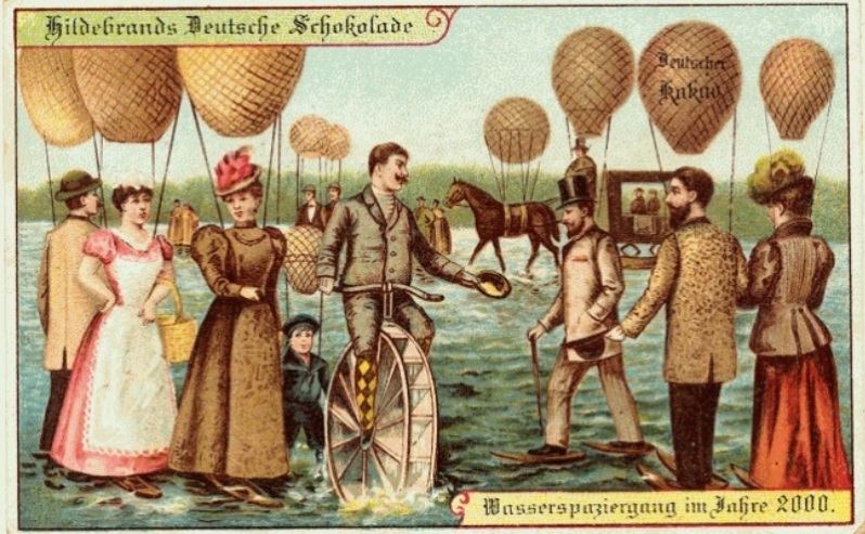 Прогулки по воде и по воздуху: какой нашу жизнь представляли люди XIX века