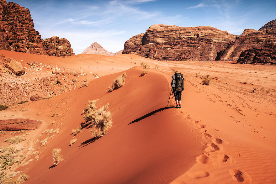 Как на Марсе! Фоторепортаж из пустыни Вади-Рам в Иордании