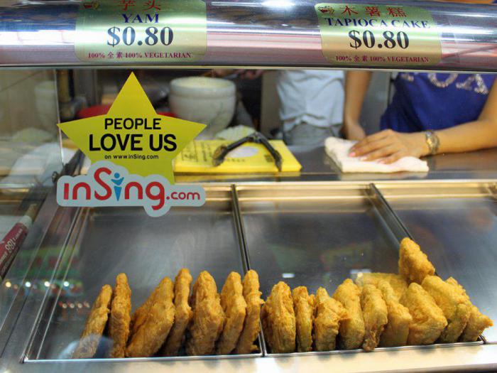 сингапур еда на улице уличная стритфуд вкусно питание