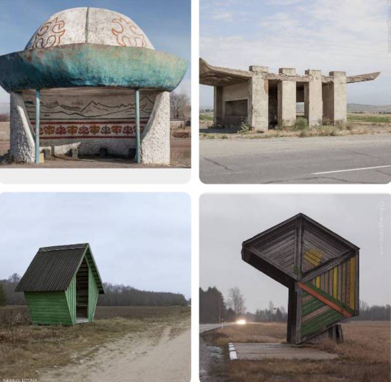Искусство для народа: странная красота старых советских остановок