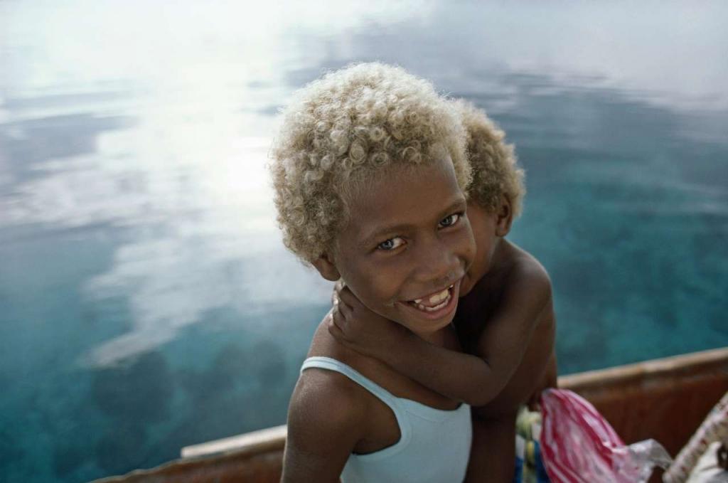 Чернокожие блондины: уникальная красота островитян поражает мир