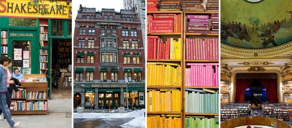 Можно заблудиться в поисках классики: 7 огромных книжных магазинов в мире