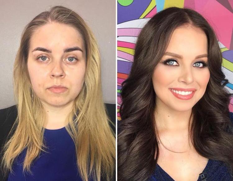 На 10 лет моложе: московский стилист показал, как прическа и макияж могут радикально изменить внешность женщины (фото)