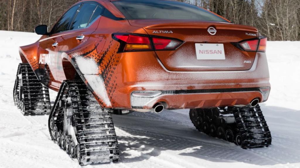 Nissan Altima-TE AWD теперь ездит по снежным дорогам