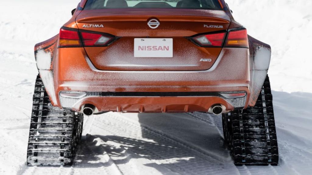 Nissan Altima-TE AWD теперь ездит по снежным дорогам