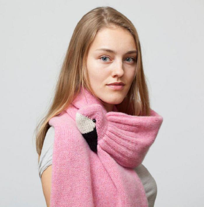 шарф вязать укусить стильный теплый