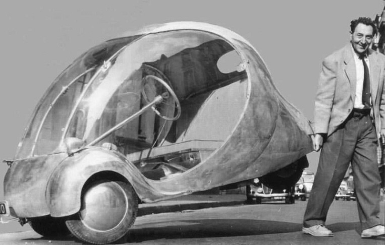 L'Oeuf Electrique 1942 года выпуска: очаровательная машина в форме яйца