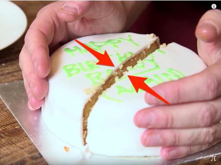 Причина, по которой торт не следует резать на треугольные кусочки: правильный способ поделить десерт