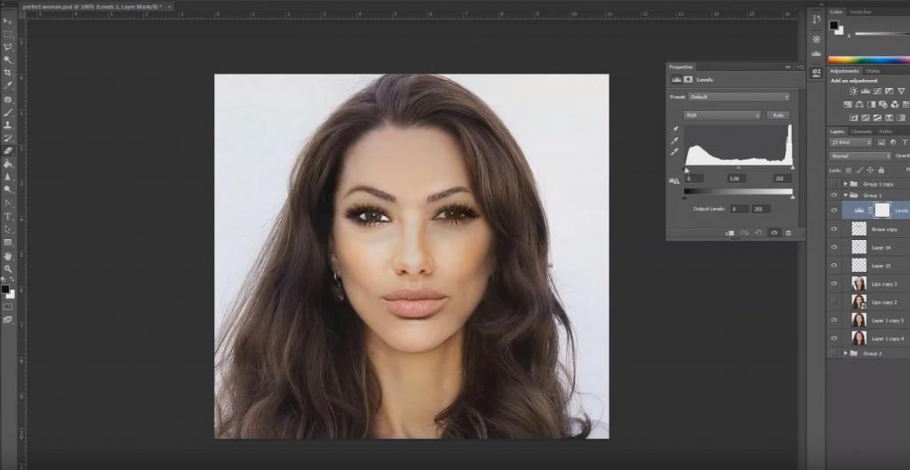 Мастер фотошопа создал образ идеальной женщины (видео)