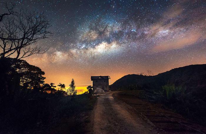 млечный путь звезды фото космос природа ночь чоу красота невероятная