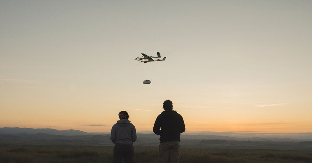 Компания Google запускает в Австралии первую в мире службу доставки по воздуху с помощью дронов