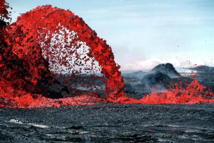 извержение вулканов 