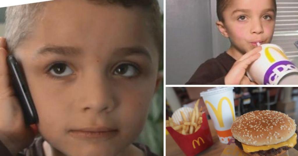 5-летний мальчик позвонил и заказал еду из "Макдоналдса". Он не ожидал, что доставку осуществит коп