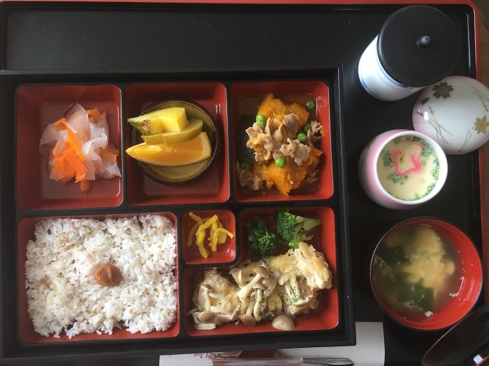 Женщина попала в японскую больницу и решила показать, как там кормят пациентов