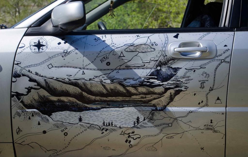 Подкрасили-замазали: как креативные водители скрыли царапины и следы аварии на своих авто