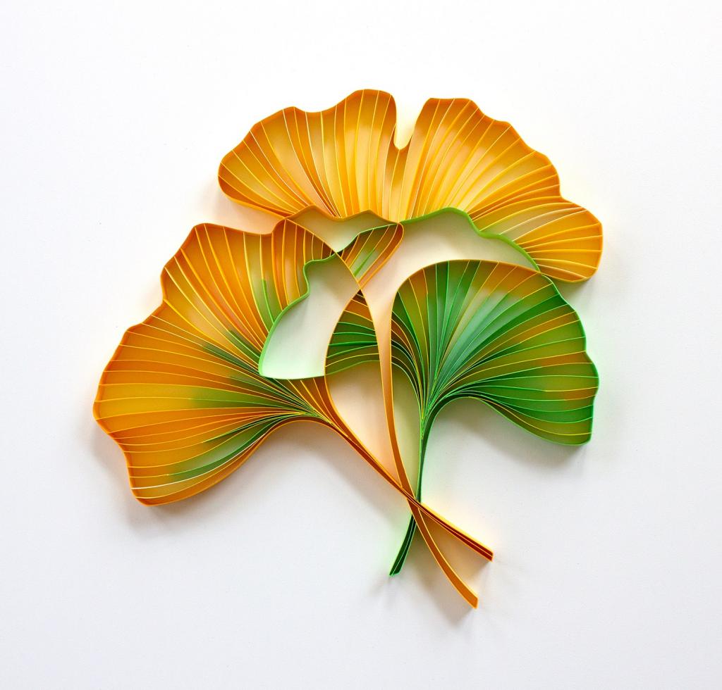 Воздушные и невесомые: творческая пара из США создает удивительно нежные цветы и растения из бумаги в технике квиллинг (фото)