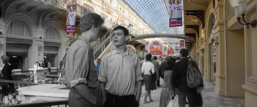 "Что мы наделали": фотограф переместил героев советских фильмов на улицы современной Москвы