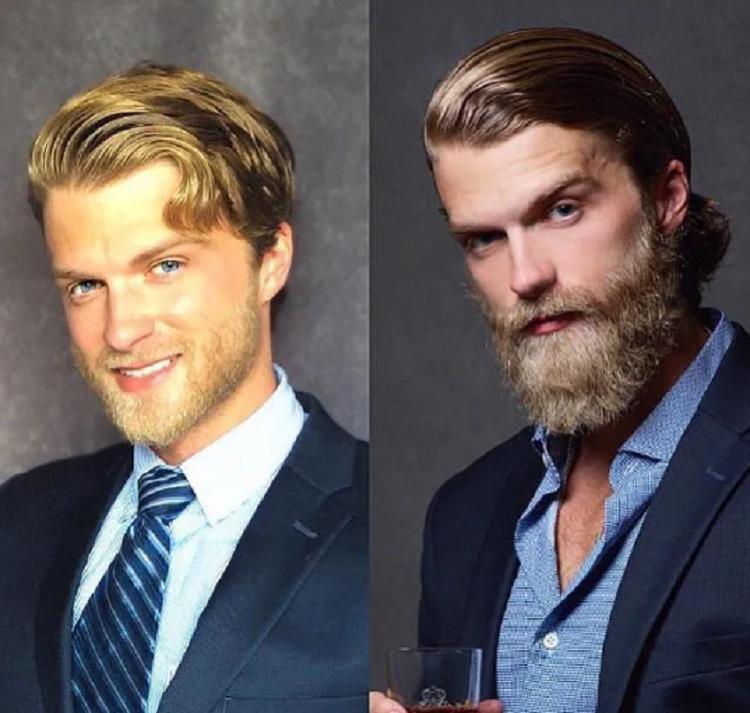 Мужчины продемонстрировали, как изменилась их внешность после отращивания бороды: фото