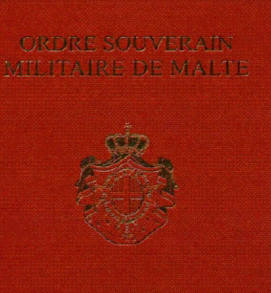 Редкий экземпляр: паспорт члена Мальтийского ордена есть только у 500 человек на Земле