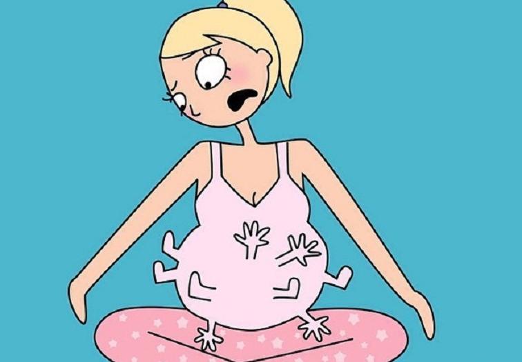 Женская суперсила - рожать детей: смешные и трогательные комиксы про беременность (фото)