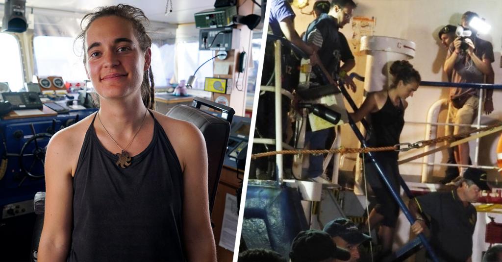 Справедливость восторжествовала: девушку капитана, спасшую 50 мигрантов, отпустили из-под стражи