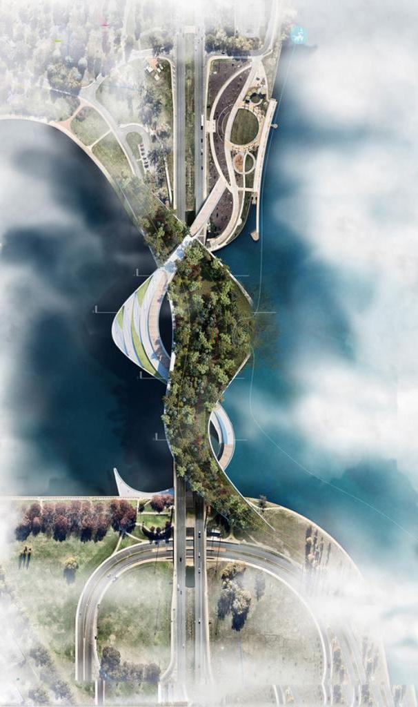 Новый ленточный мост в Австралии, имитирующий безопасное пересечение с дикой природой, удивляет своей красотой