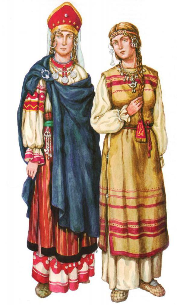 Женская древнерусская одежда