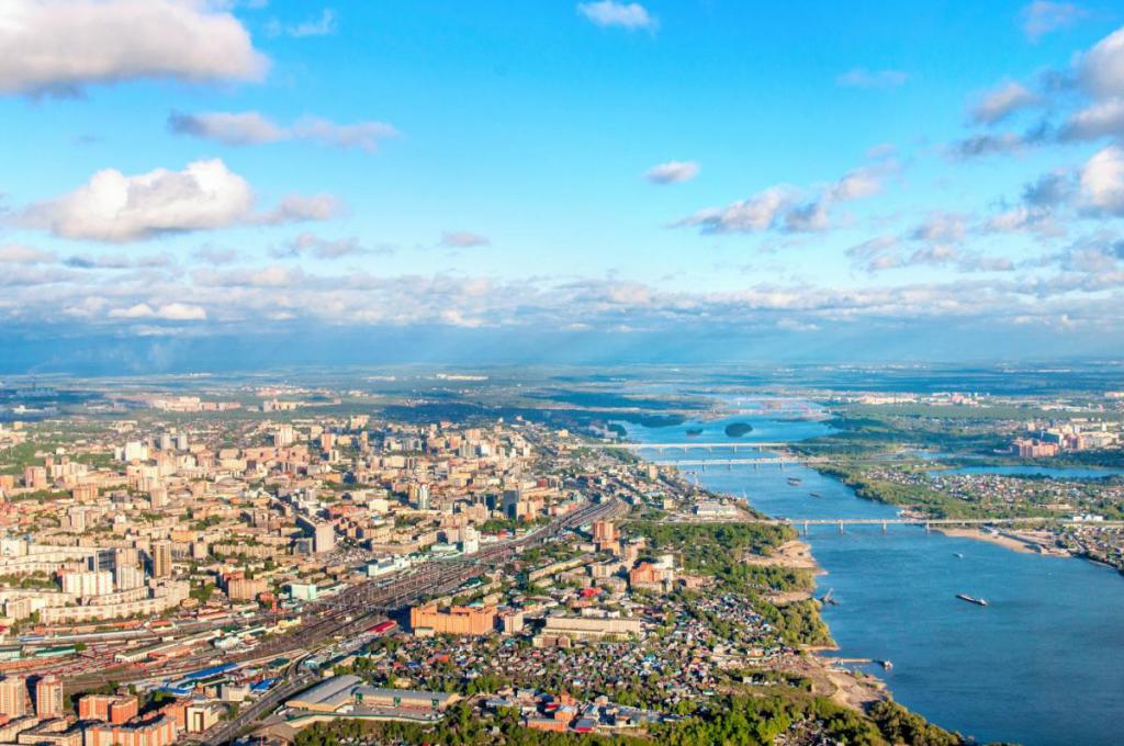 Новосибирск на реке Обь