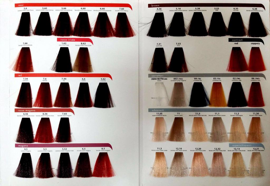 Краска для волос "Коралл": палитра цветов и оттенков, отзывы. Kaaral ААА color collection
