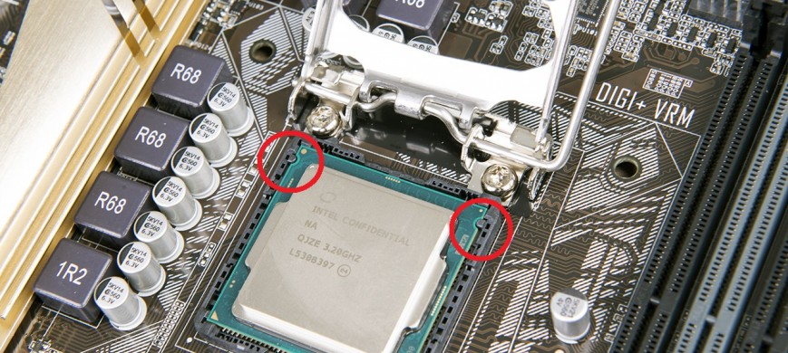 Инструкция по установке CPU "Intel"