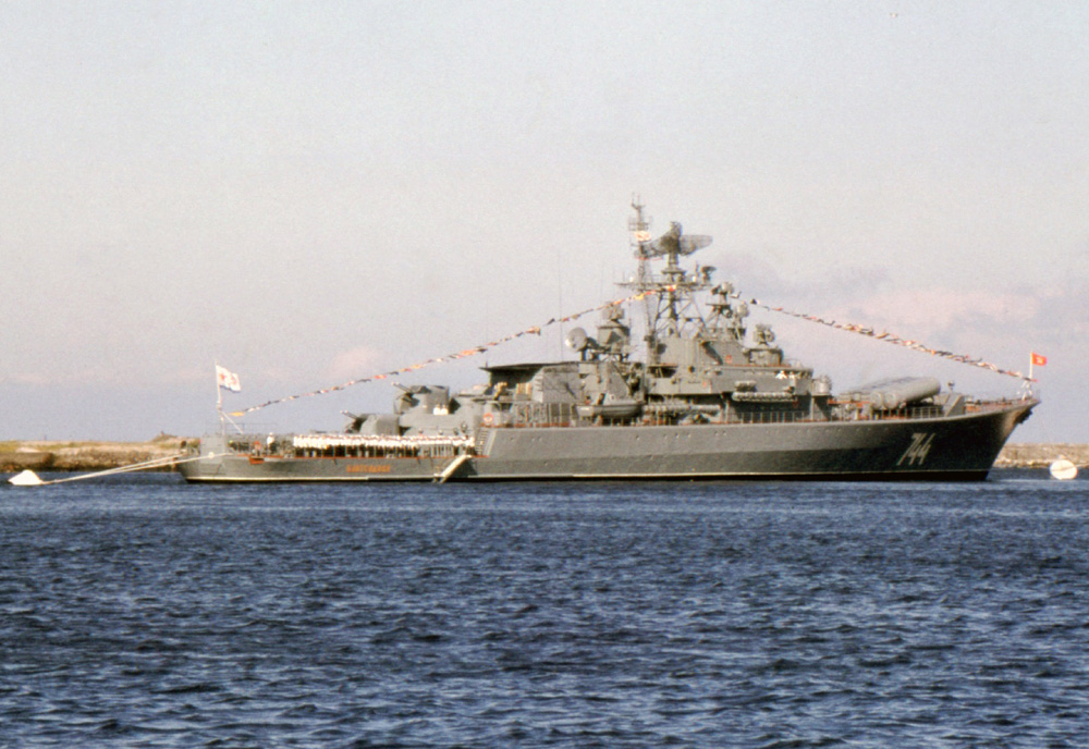 Проекта 1135, корабль "Бдительный". Калининград 1987 г.