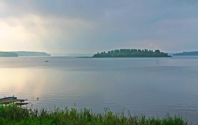Волчихинские водохранилище (Свердловское море)