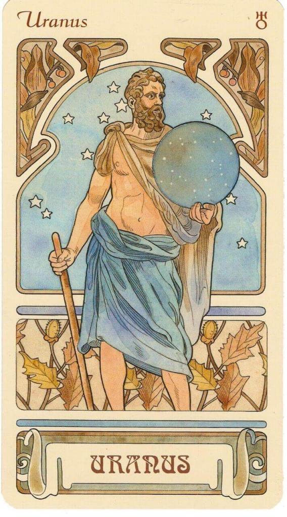 Древнее изображение бога Урана