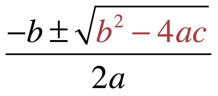 Формула корней квадратного уравнения