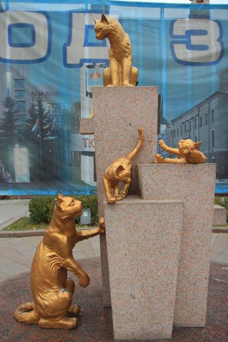 Памятники котам 