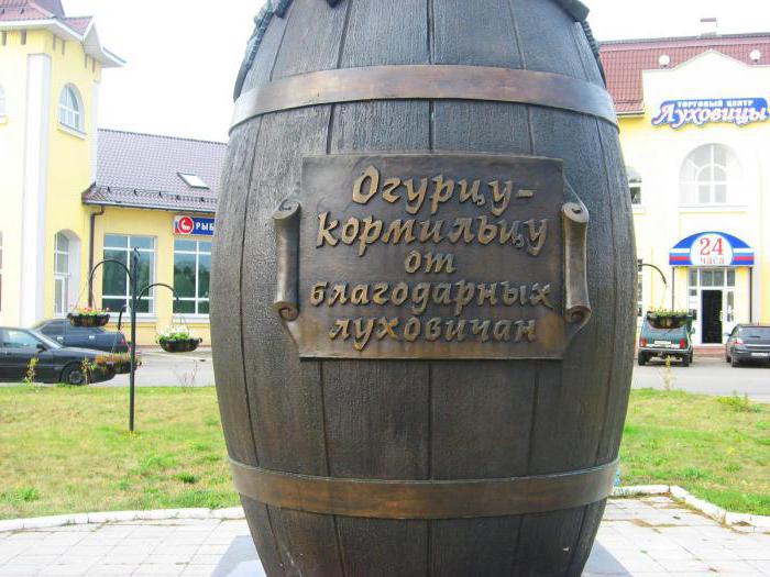 Памятник огурцу в луховицах фото адрес 
