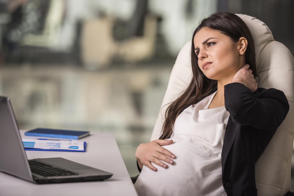 как не уставать за компьютером беременной