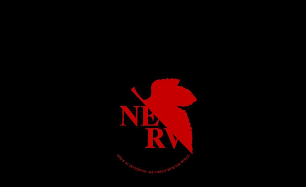 Логотип NERV: красный лист