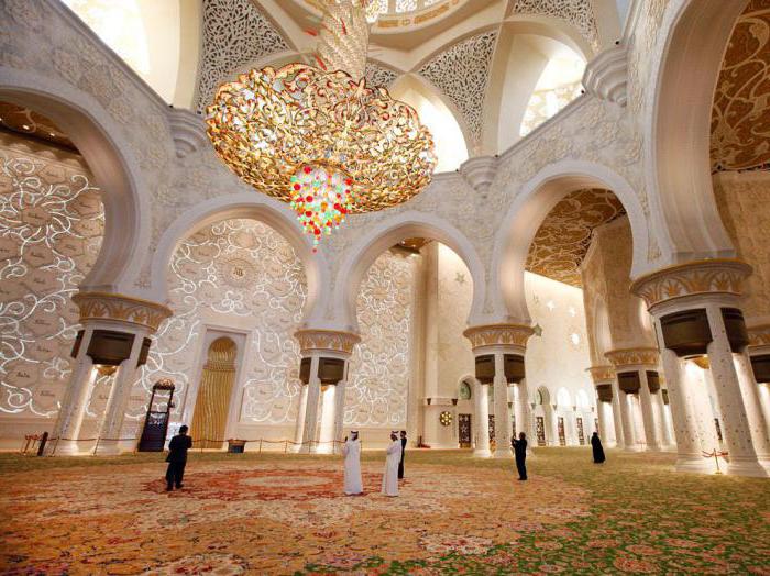 мечеть шейха зайда абу даби оаэ