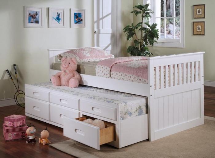 детская мебель с выдвижной кроватью