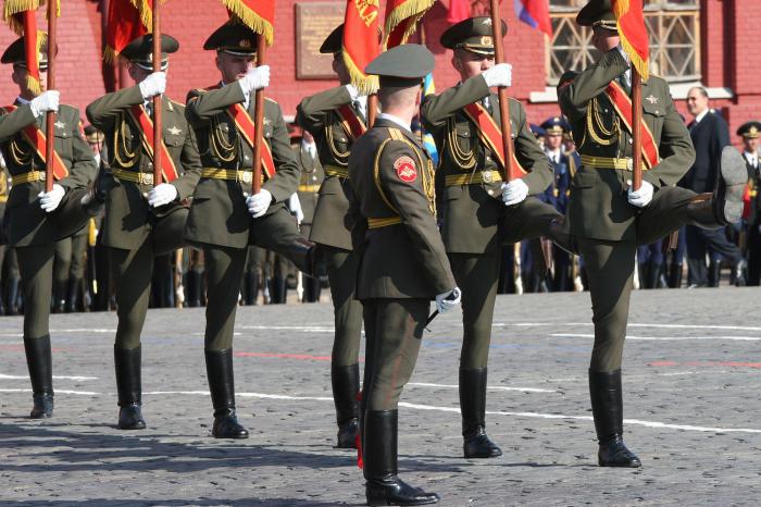 рота почетного караула в Москве